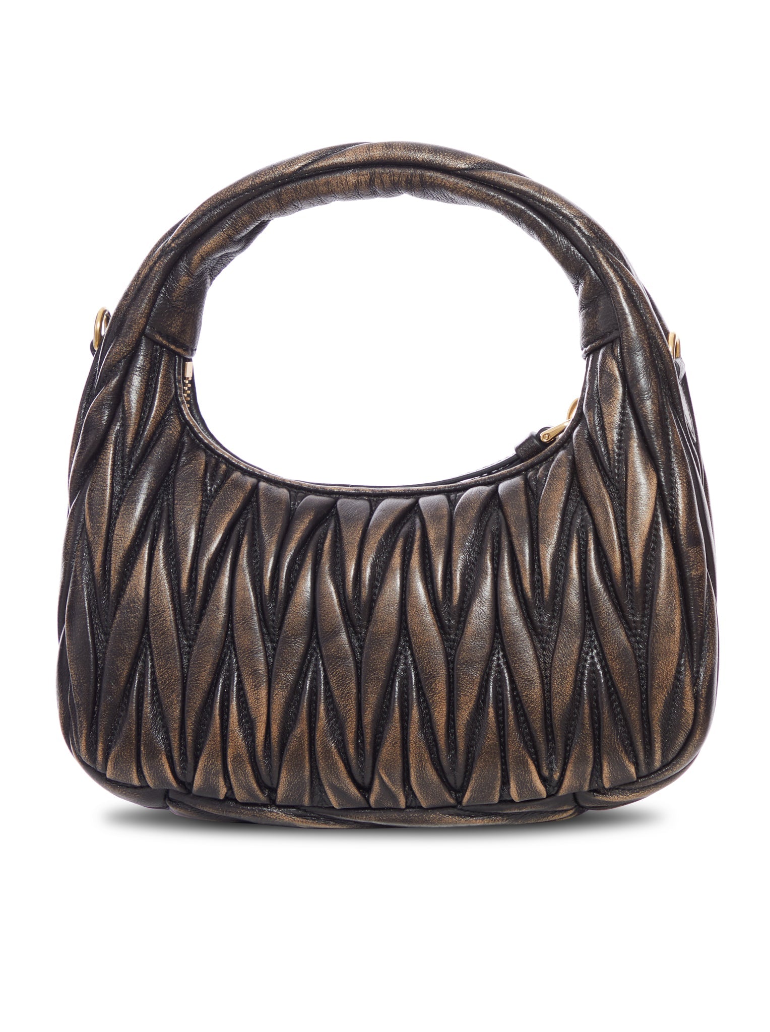 Оригінальна Wander Hobo Bag In Matelassé Nappa Miu miu – детальний вид