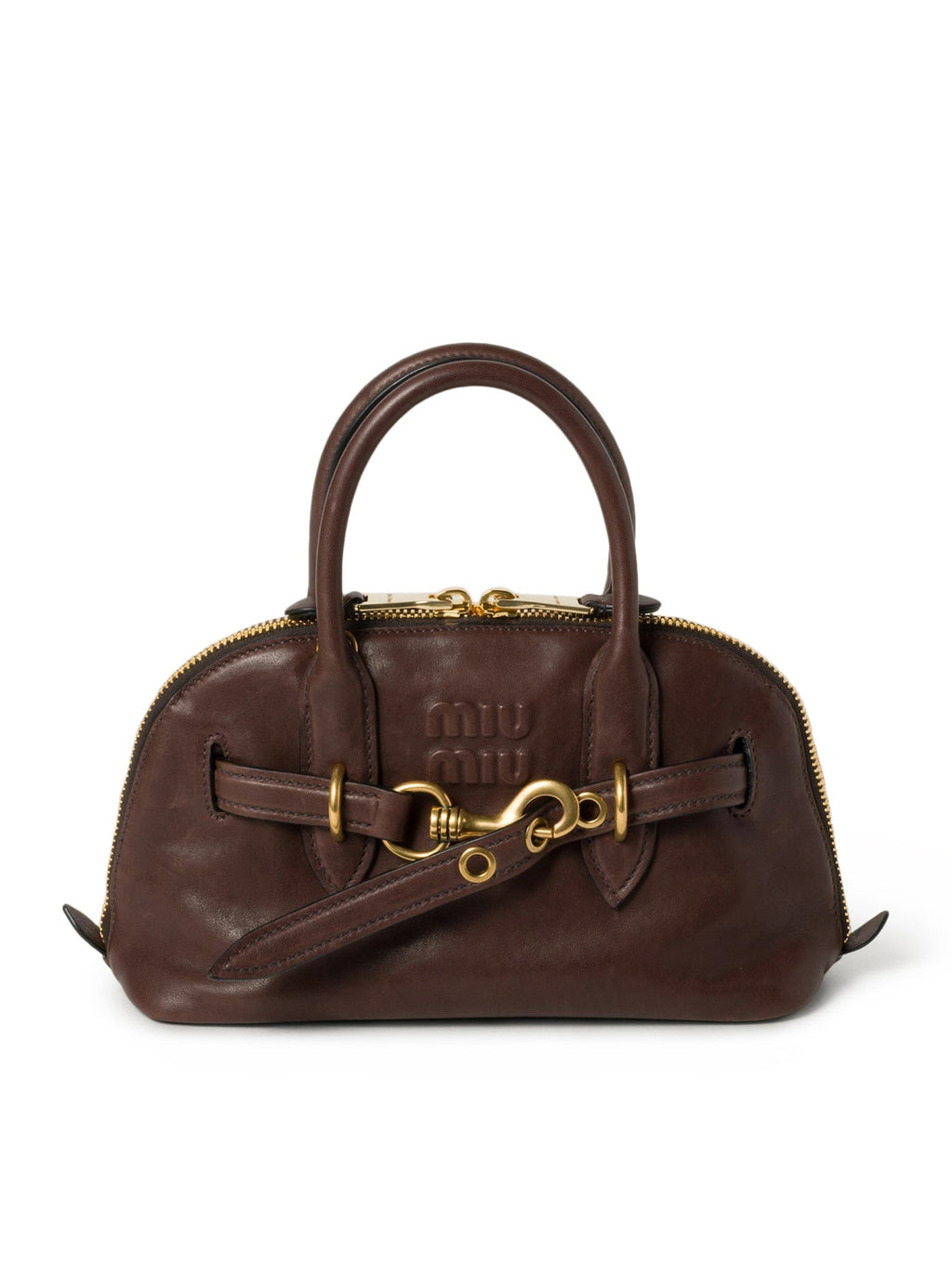 Оригінальна Aventure Nappa Bag Miu miu – боковий вид