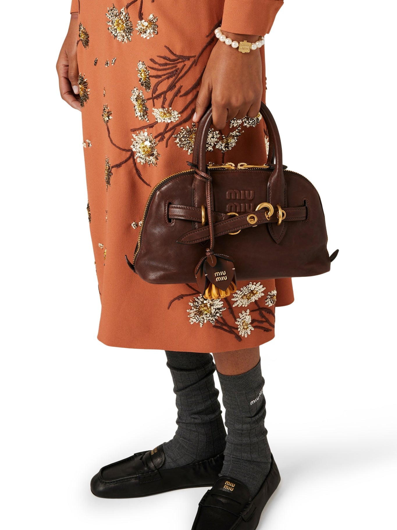 Оригінальна Aventure Nappa Bag Miu miu – детальний вид