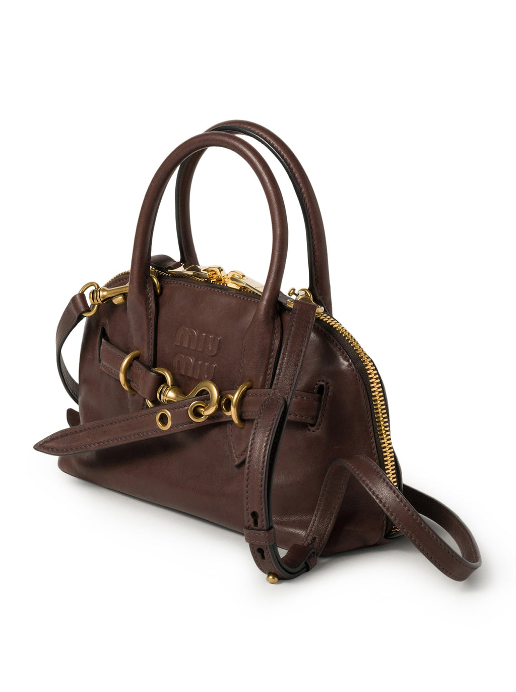 Оригінальна Aventure Nappa Bag Miu miu – збільшений вид