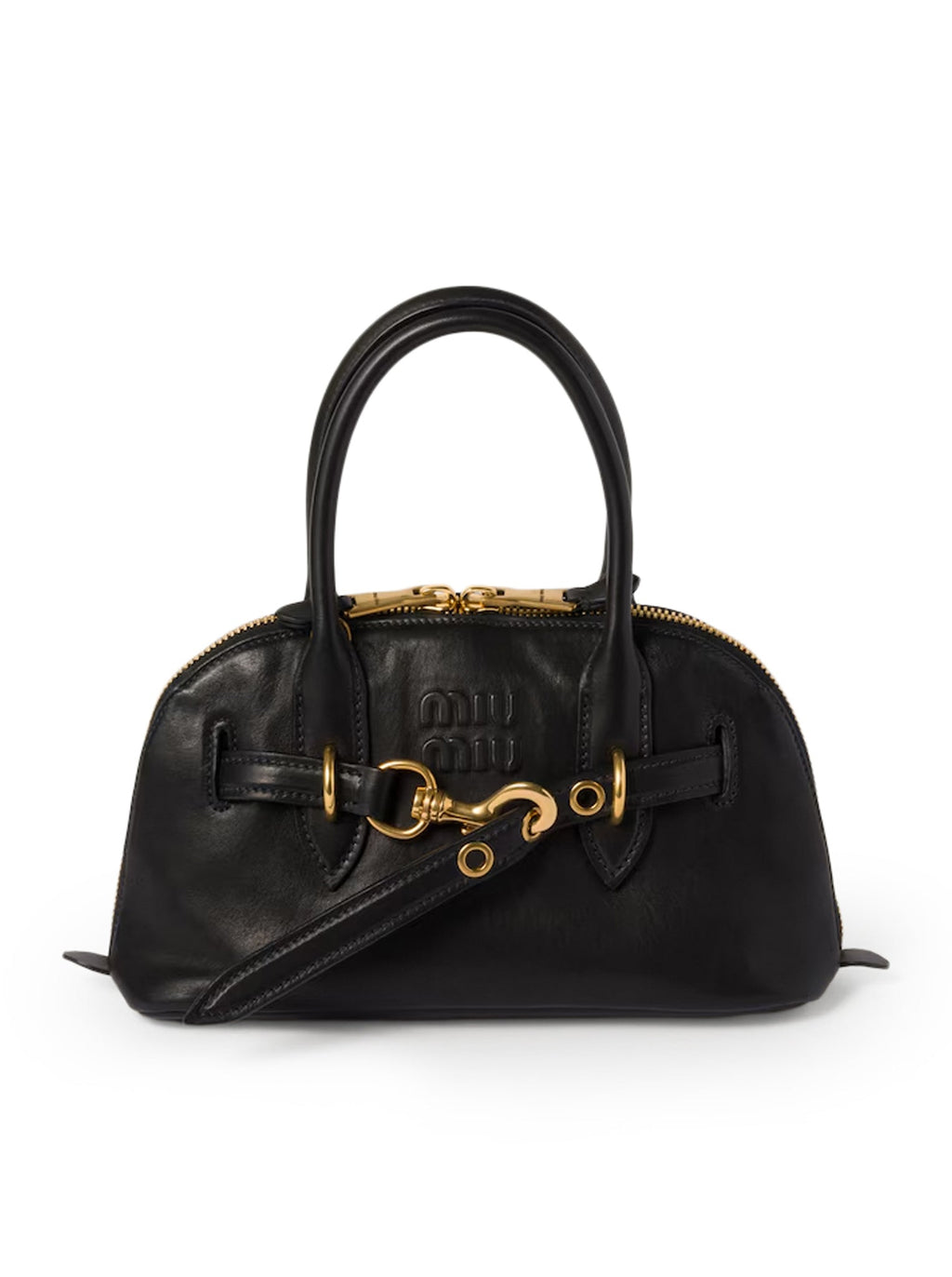 Оригінальна Aventure Nappa Bag Miu miu – боковий вид