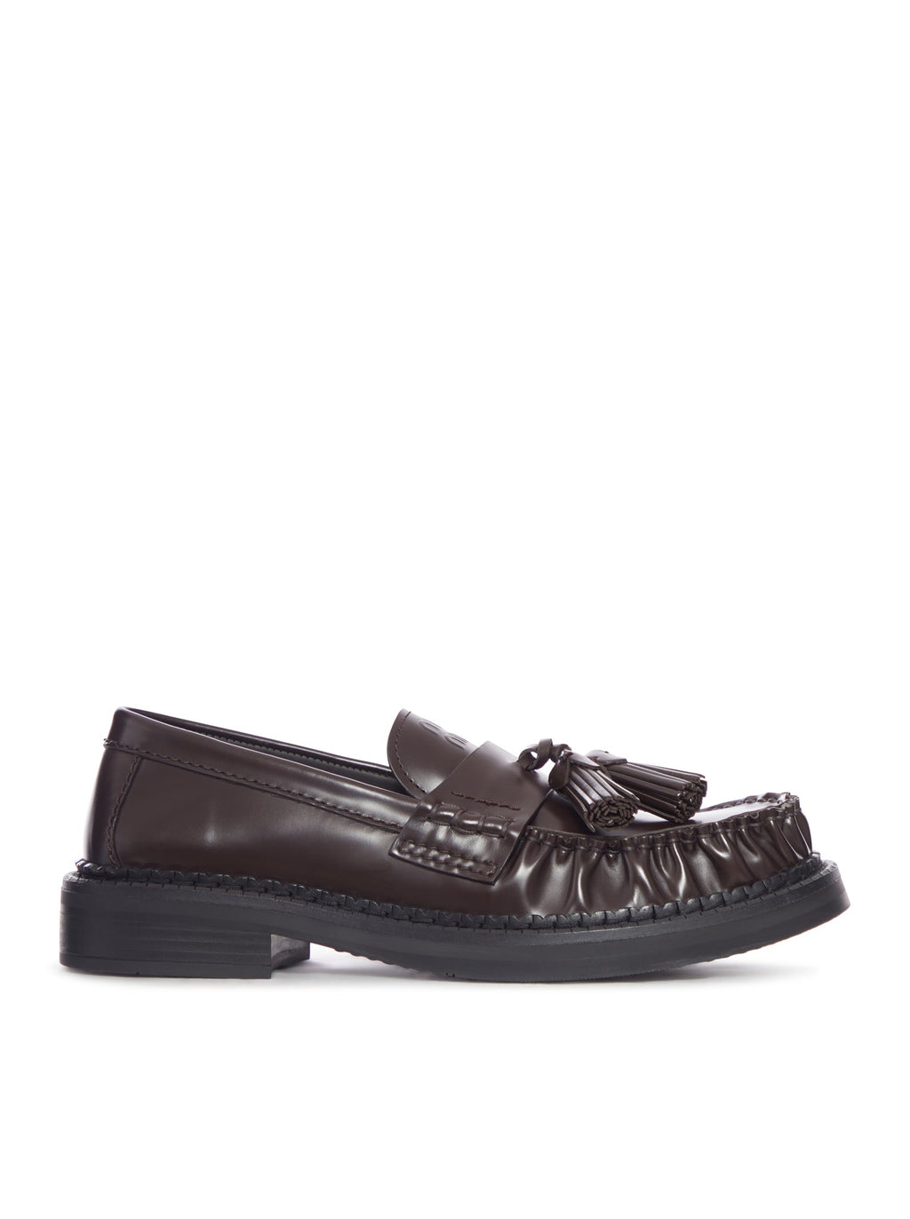 Оригінальна Leather Loafers Miu miu – боковий вид