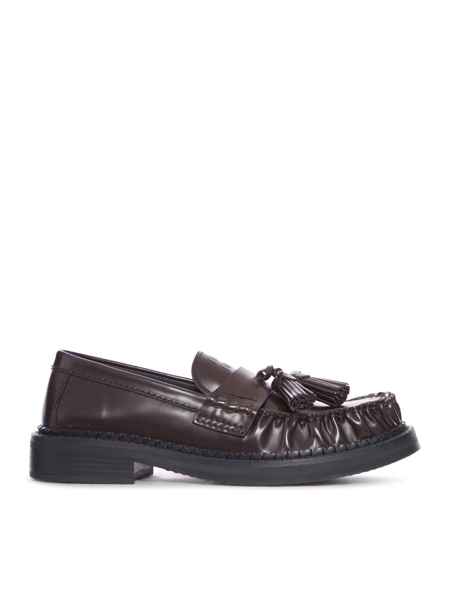 Оригінальна Leather Loafers Miu miu – боковий вид