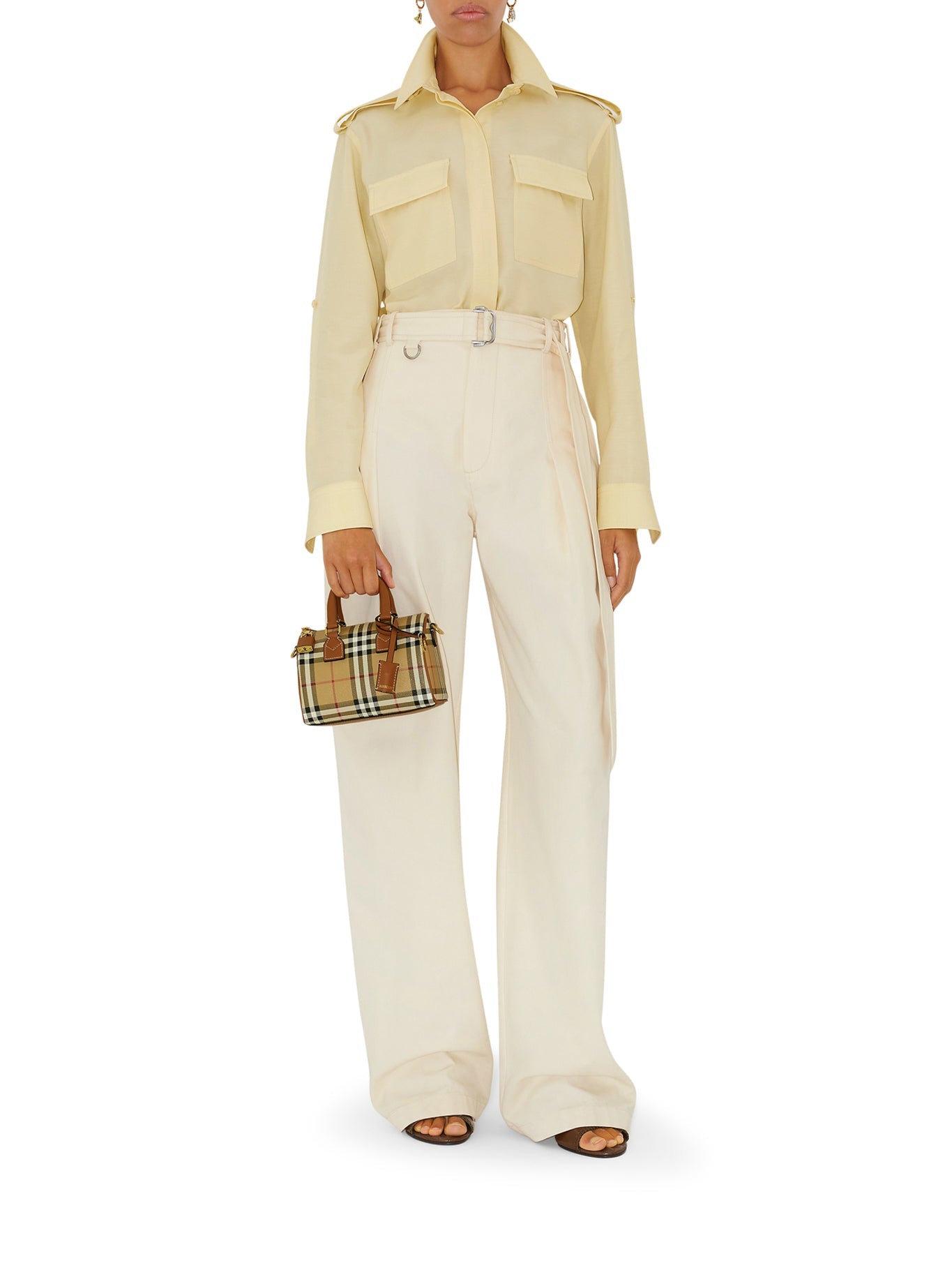 Оригінальна Mini Bowling Bag Burberry – вид ззаду