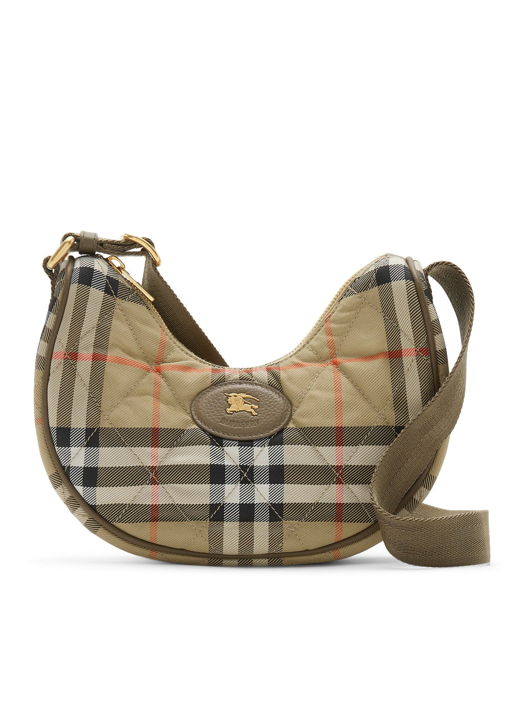 Оригінальна Horseshoe Shoulder Bag Burberry – боковий вид