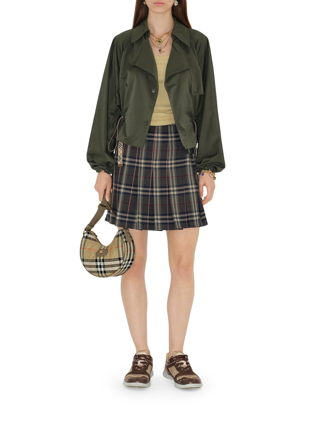 Оригінальна Horseshoe Shoulder Bag Burberry – вид ззаду