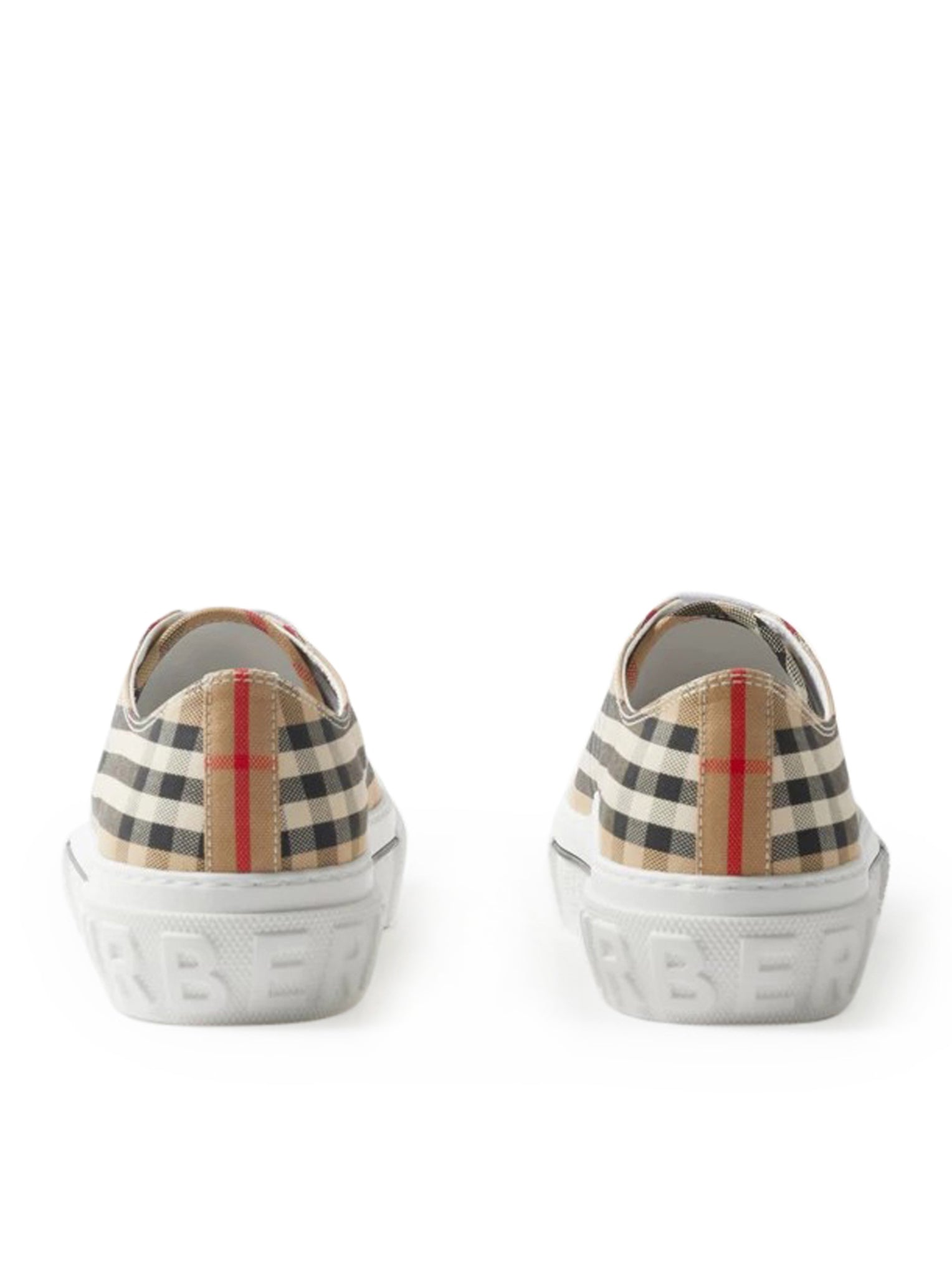 Checked Cotton Sneakers Burberry – Гарантія оригінальності – збільшений вид