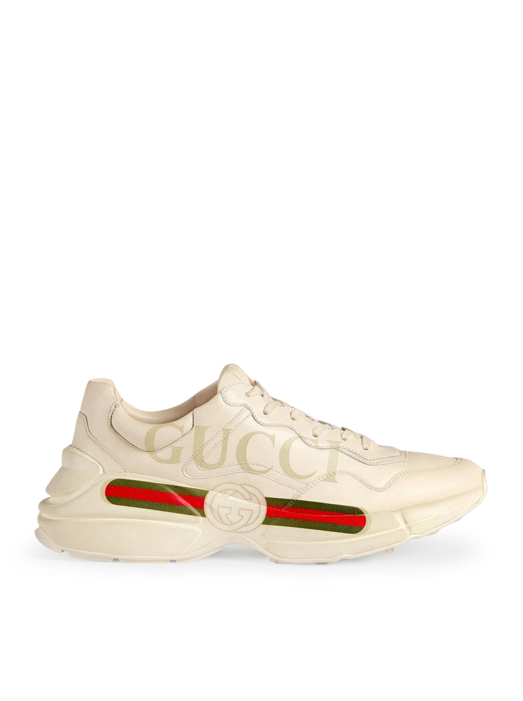 Оригінальна Men`s Rhyton Leather With Gucci Logo Gucci – боковий вид