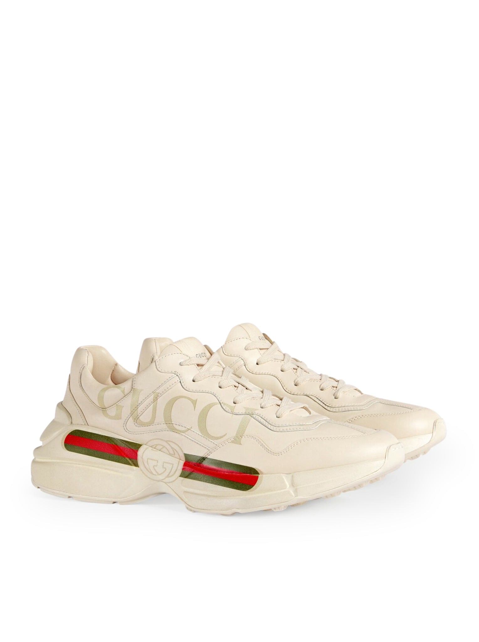 Оригінальна Men`s Rhyton Leather With Gucci Logo Gucci – детальний вид