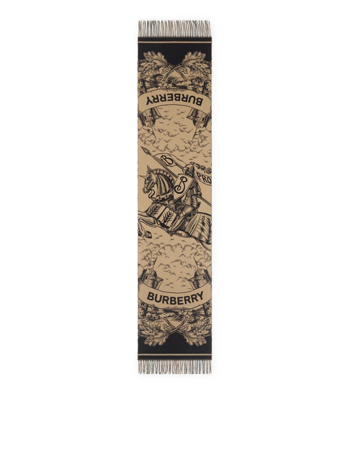 Оригінальна Reversible Cashmere Scarf With Ekd Burberry – детальний вид