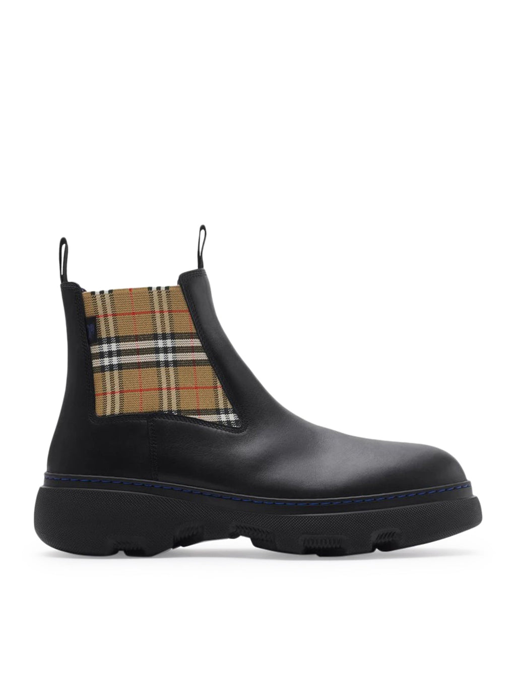Chelsea Creeper Leather Boots Burberry – Гарантія оригінальності – боковий вид