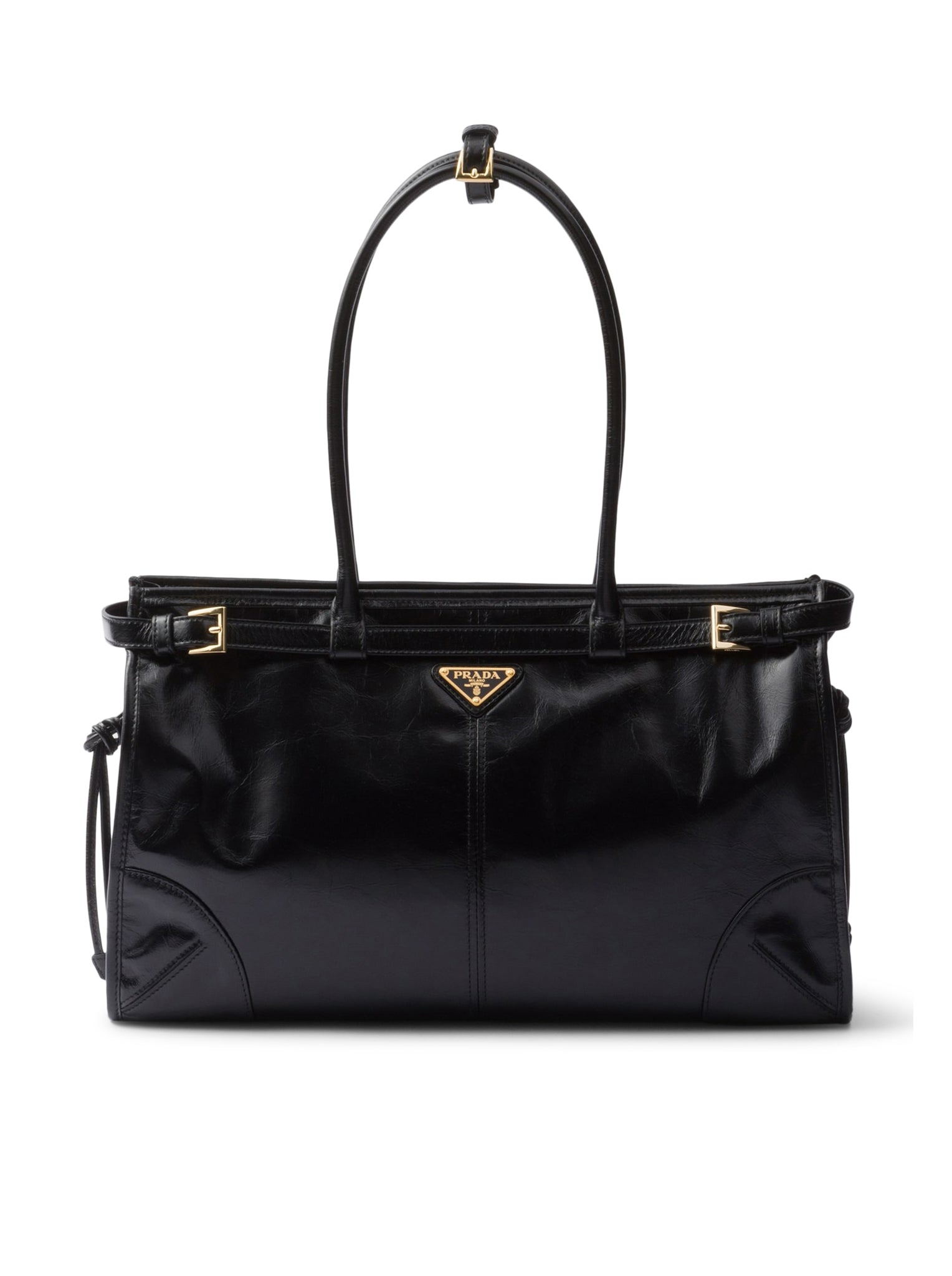 Bonnie Large Leather Handbag Prada оригінал – Купити в Україні – боковий вид