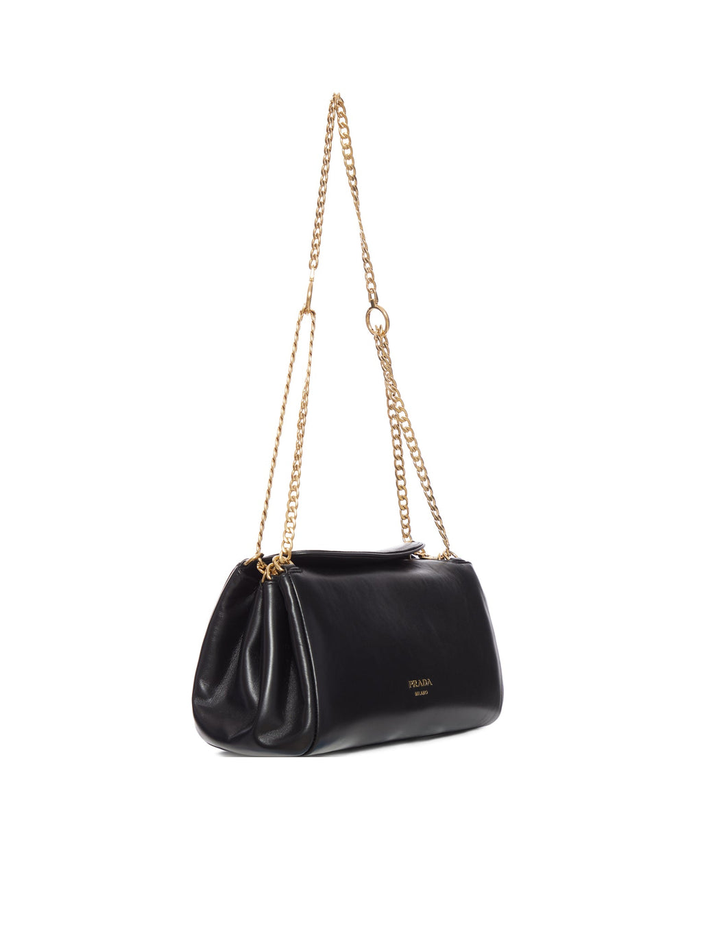 Leather Shoulder Bag Prada – Гарантія оригінальності – вид ззаду