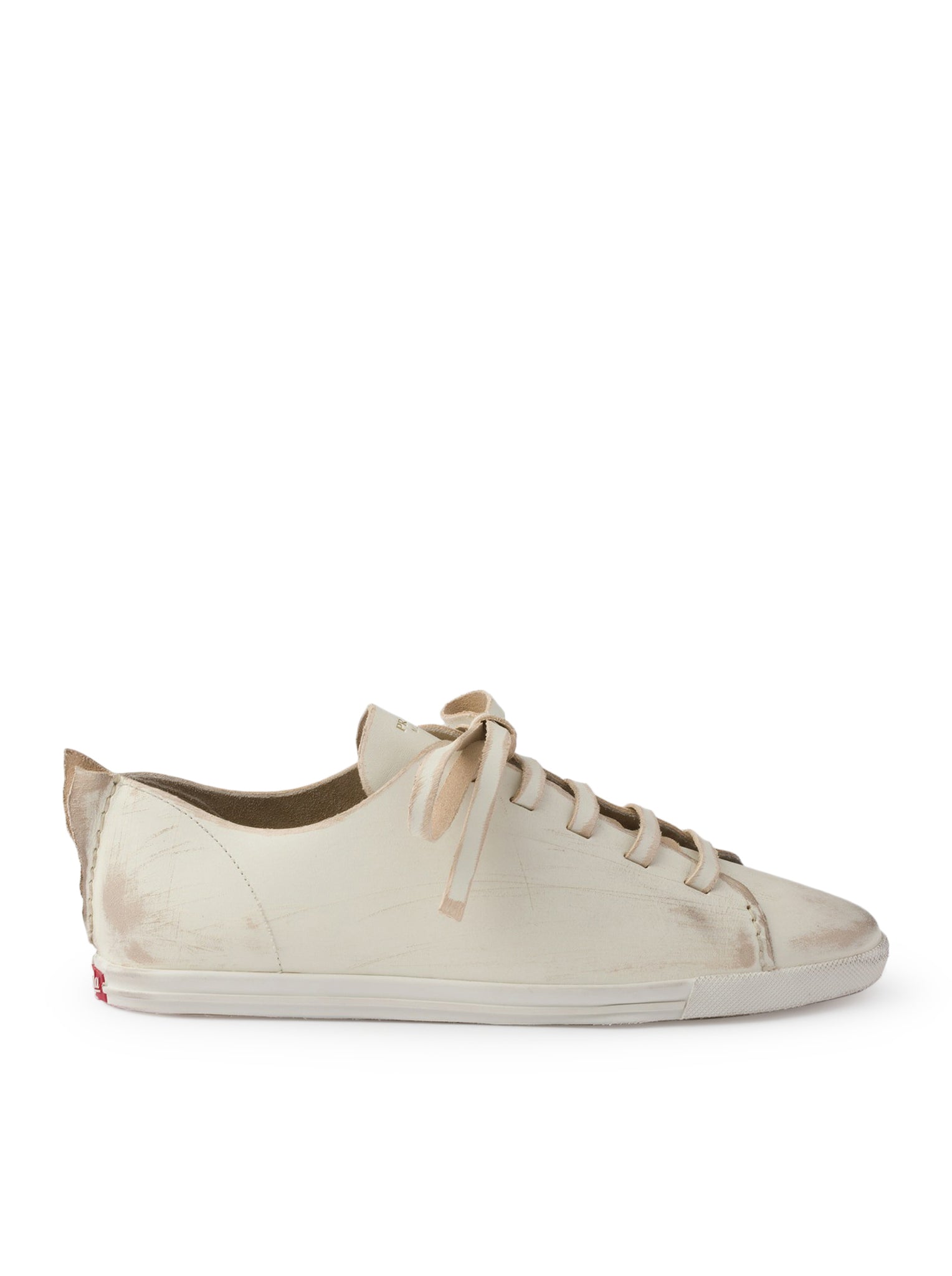 Antique Leather Sneakers Prada – Гарантія оригінальності – боковий вид
