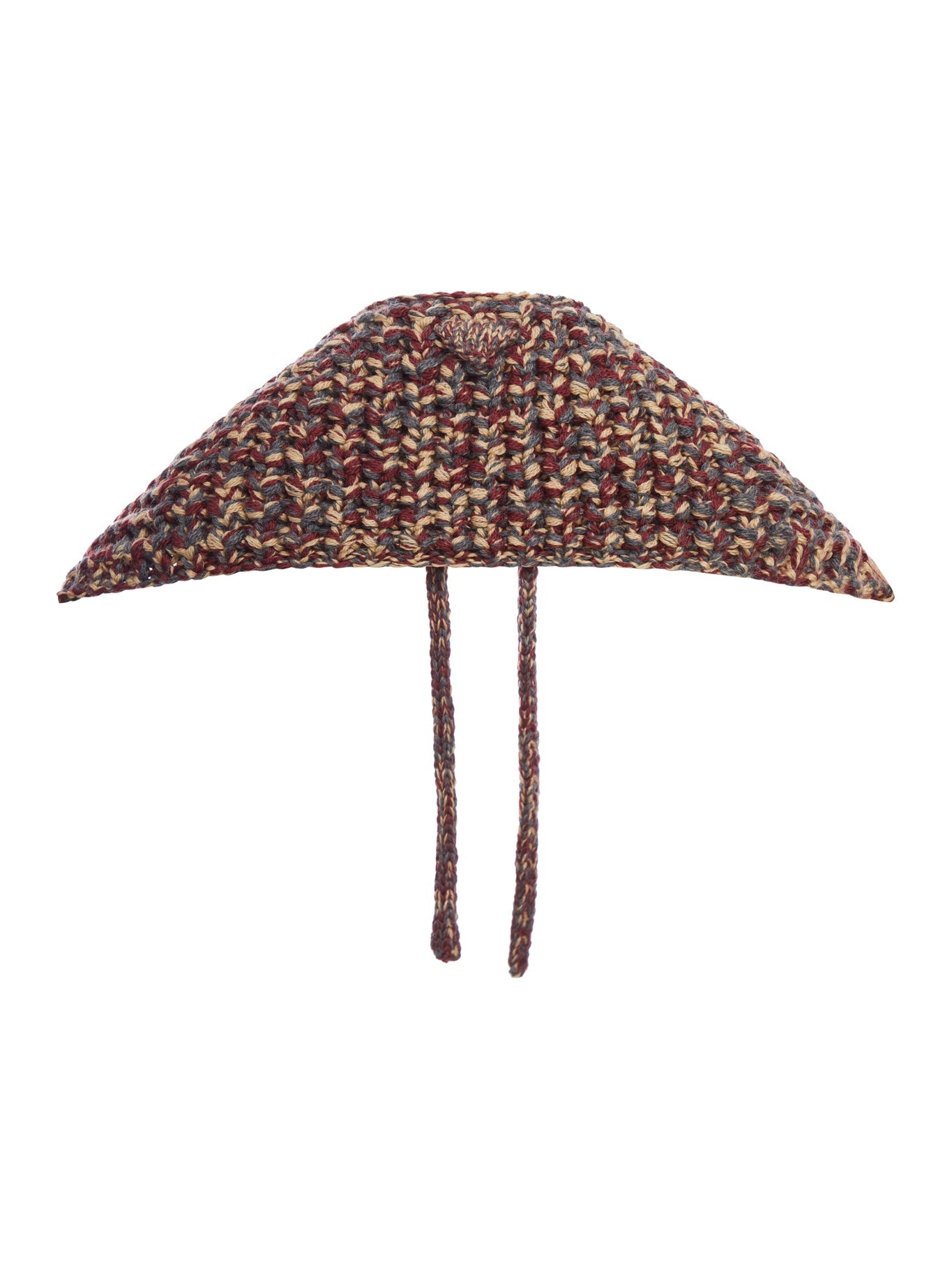 Woven Knit Shawl In An English Wool And Cashmere Blend Prada – Гарантія оригінальності – вид ззаду