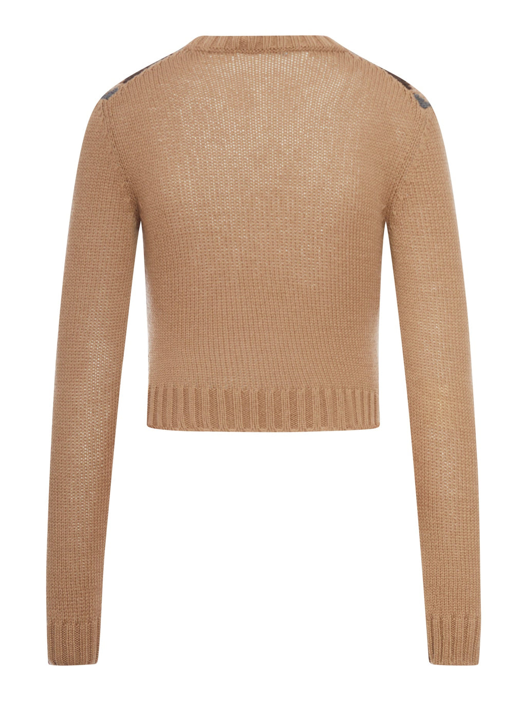 Оригінальна Cashmere Sweater With Geometric Pattern Prada – вид ззаду