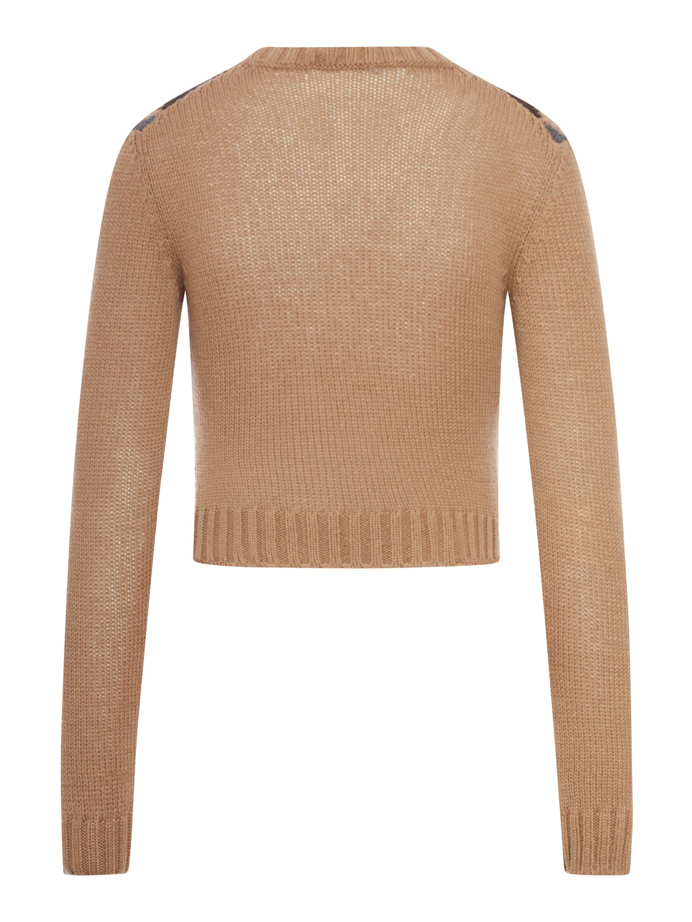 Оригінальна Cashmere Sweater With Geometric Pattern Prada – вид ззаду