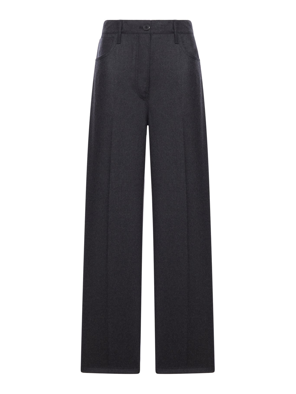 Wool Flannel Trousers Prada – Гарантія оригінальності – боковий вид