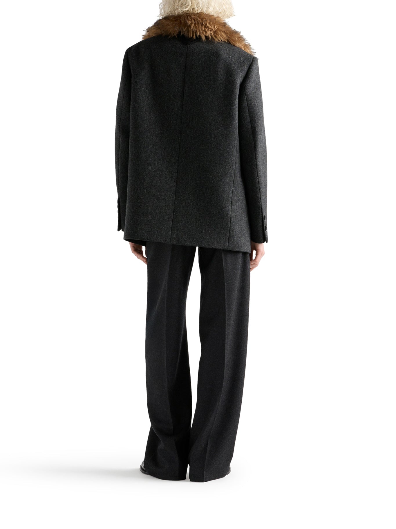 Wool Flannel Trousers Prada – Гарантія оригінальності – детальний вид