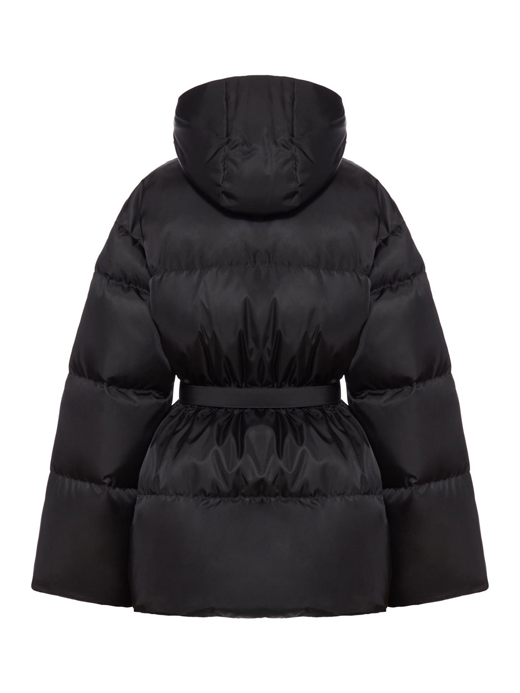 Оригінальна Long Down Jacket With Waist Belt Prada – вид ззаду