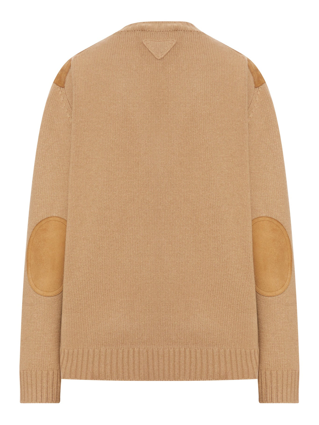 Wool And Cashmere Sweater With Suede Inserts Prada – Гарантія оригінальності – вид ззаду