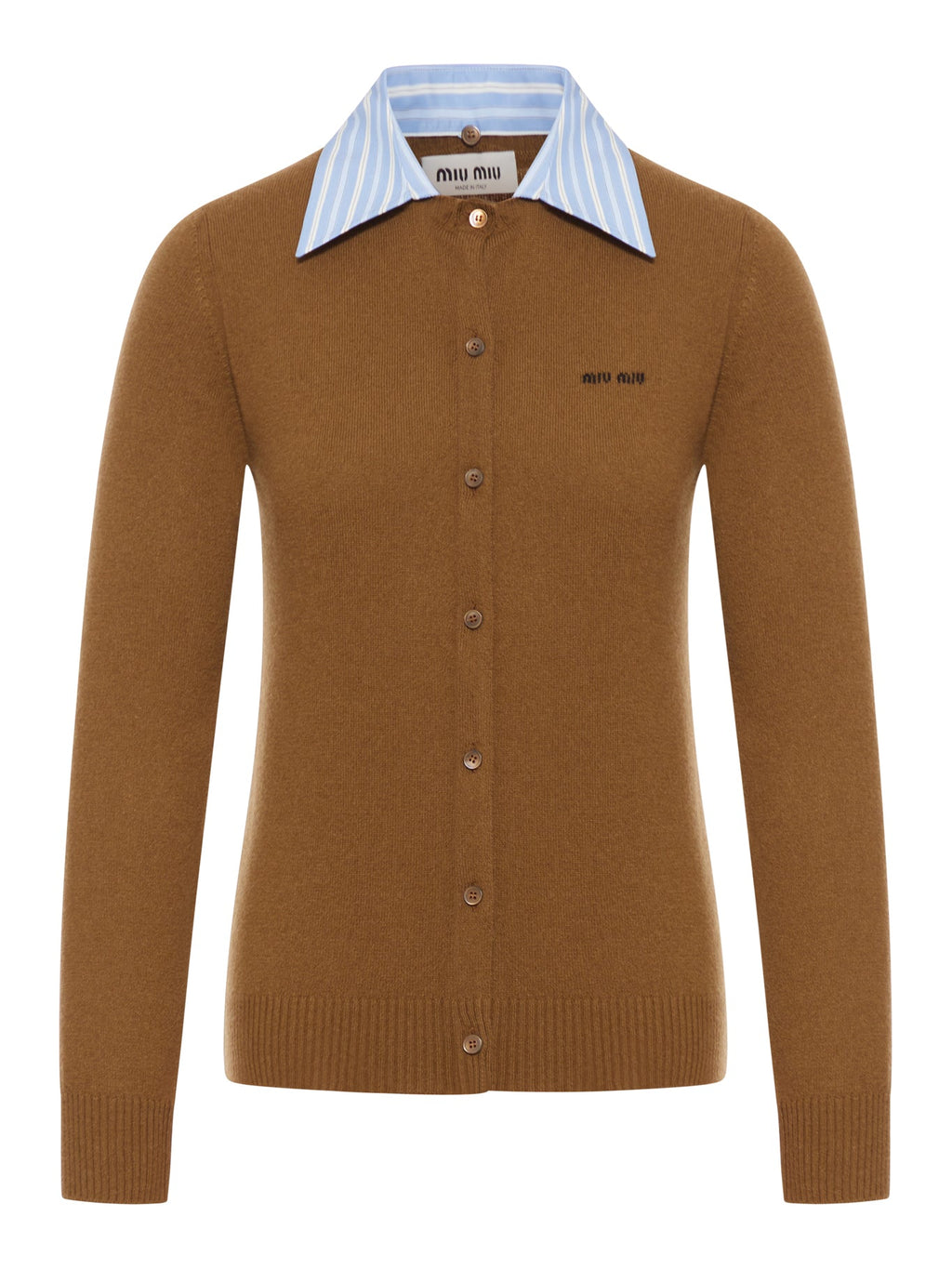 Cashmere Cardigan Miu miu – Гарантія оригінальності – боковий вид
