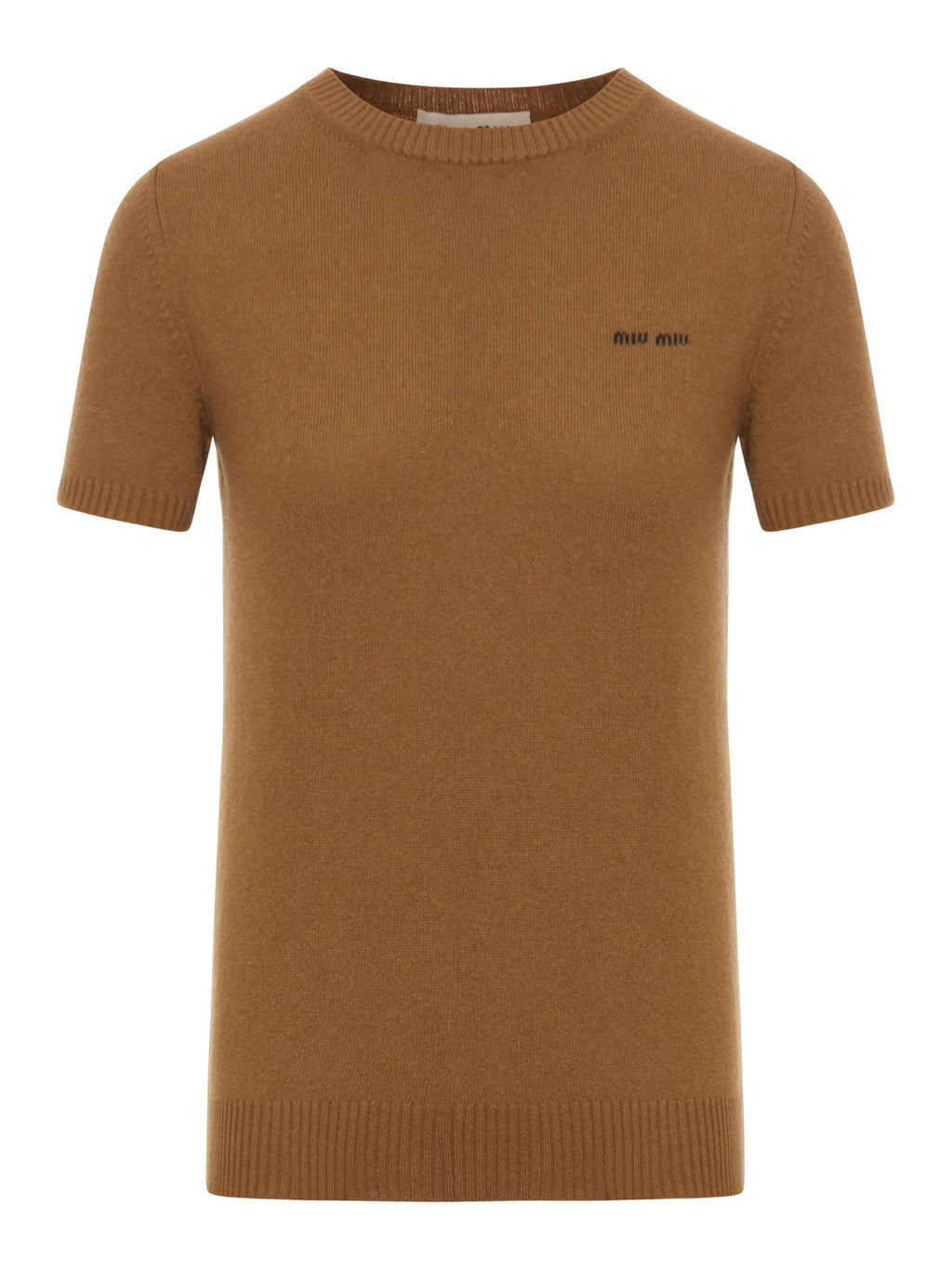 Оригінальна Cashmere Short Sleeve Sweater Miu miu – боковий вид