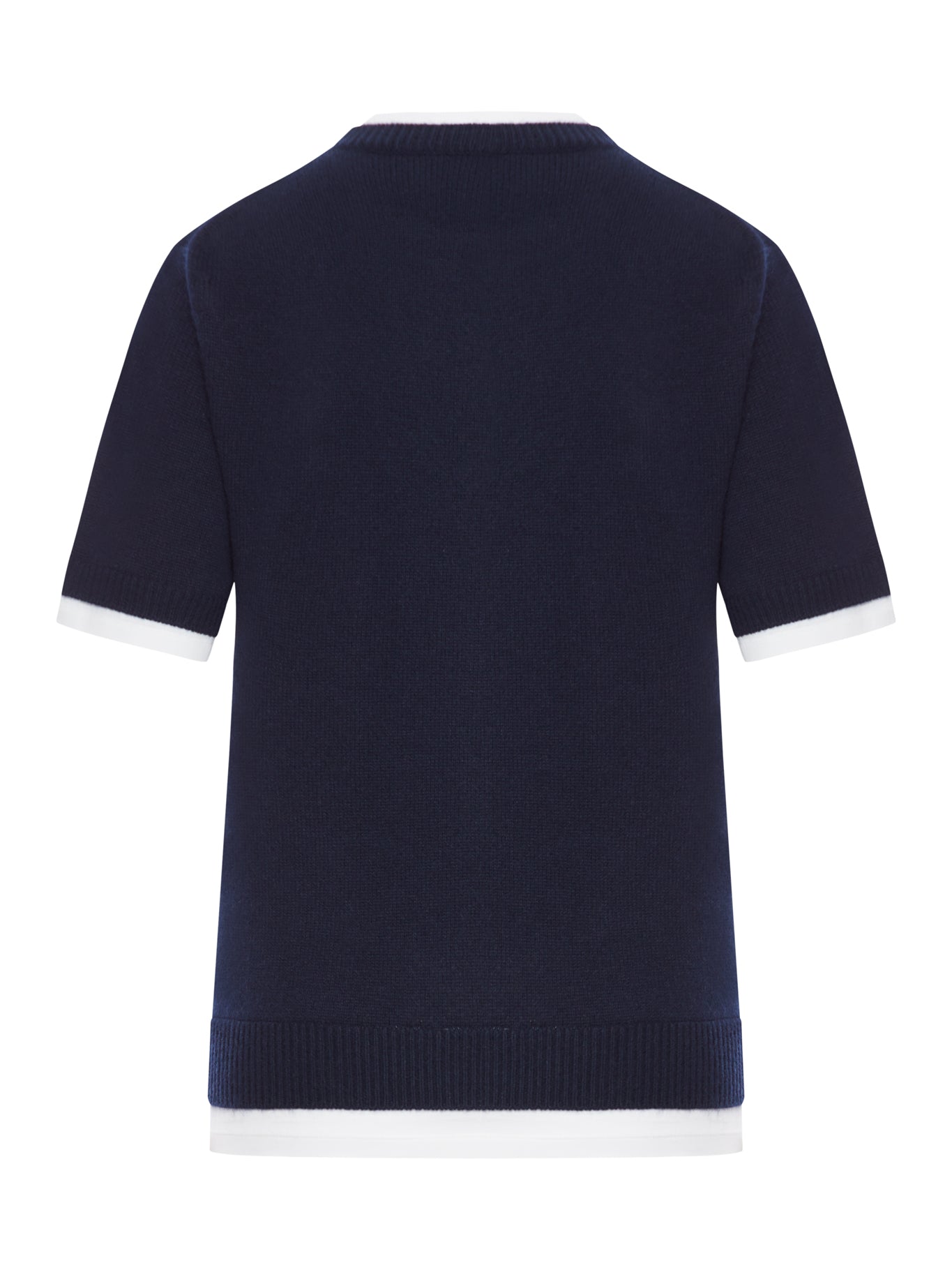 Оригінальна Cashmere Short Sleeve Sweater Miu miu – вид ззаду
