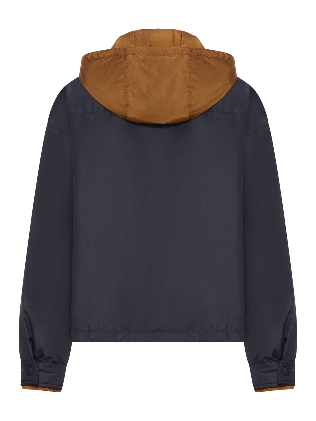Оригінальна Down Jacket With Printed Logo Miu miu – вид ззаду