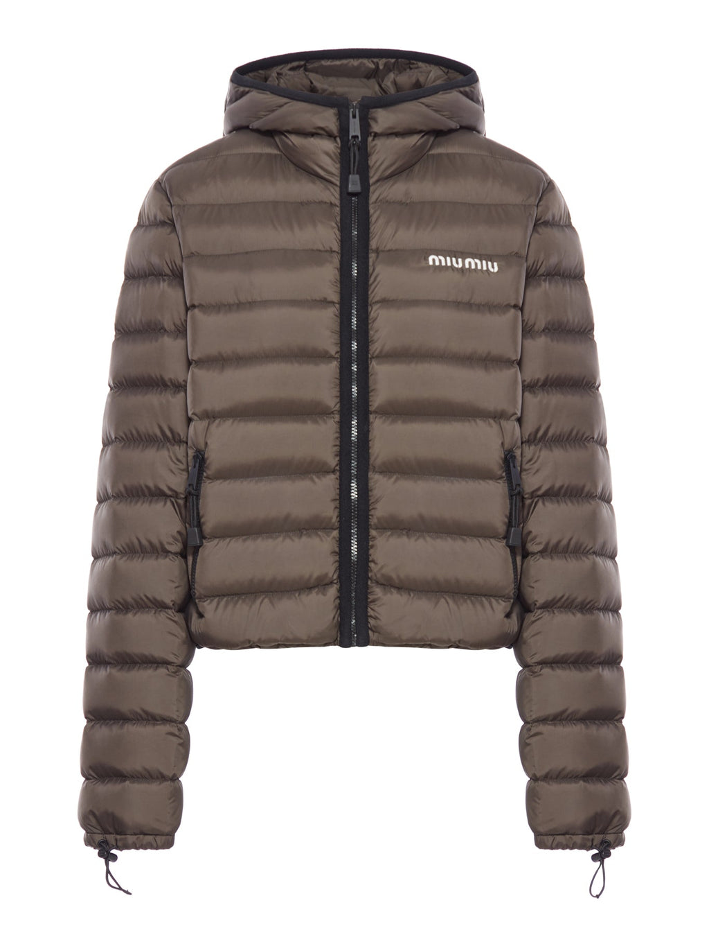 Ponge` Light Down Jacket Miu miu – Гарантія оригінальності – боковий вид
