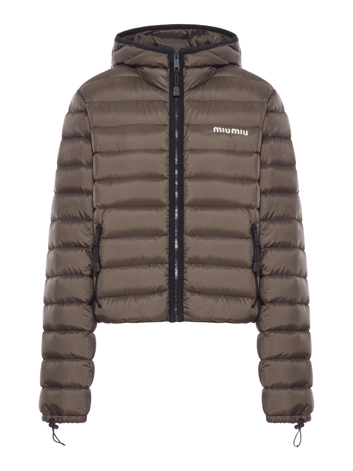 Ponge` Light Down Jacket Miu miu – Гарантія оригінальності – боковий вид