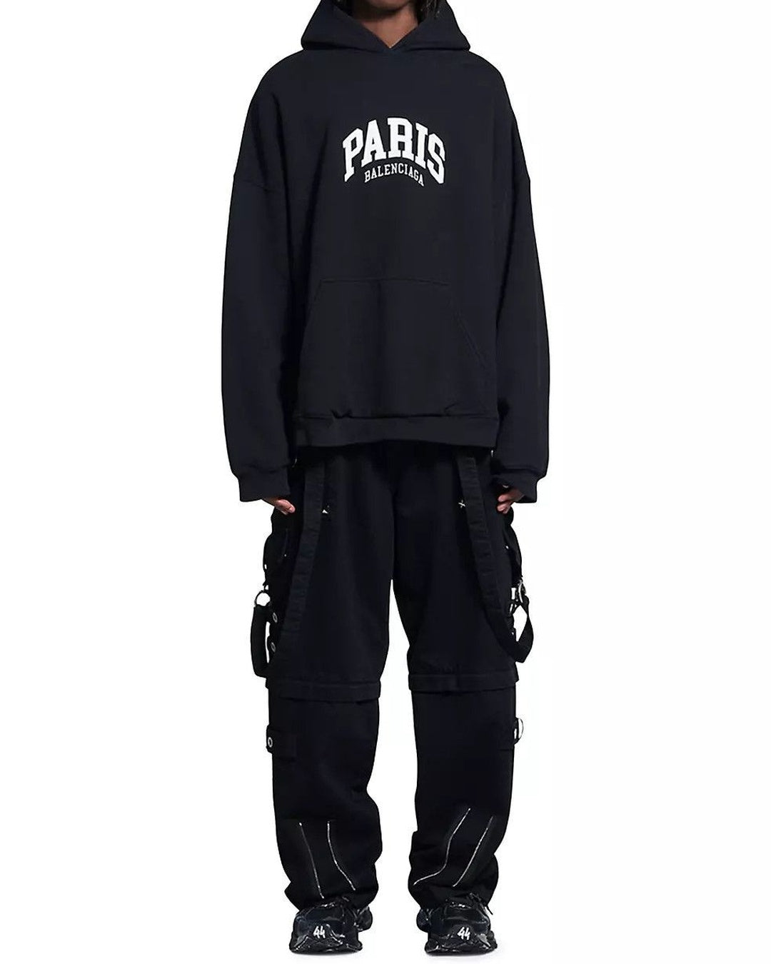 Logo Hoodie Balenciaga оригінал – Купити в Україні – вид ззаду - BALENCIAGA