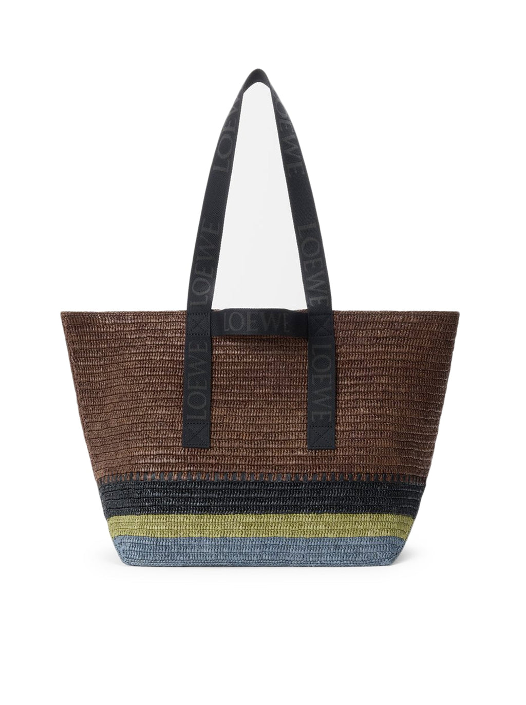 Raffia Fold Shopper Loewe оригінал – Купити в Україні – боковий вид
