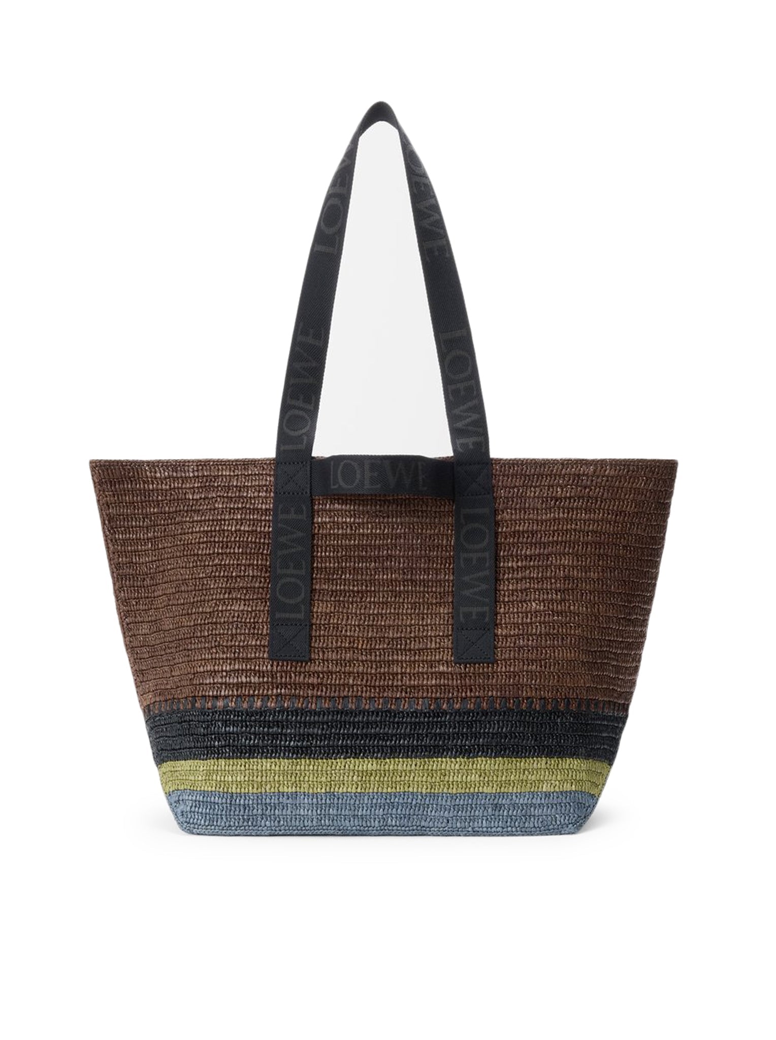 Raffia Fold Shopper Loewe оригінал – Купити в Україні – боковий вид