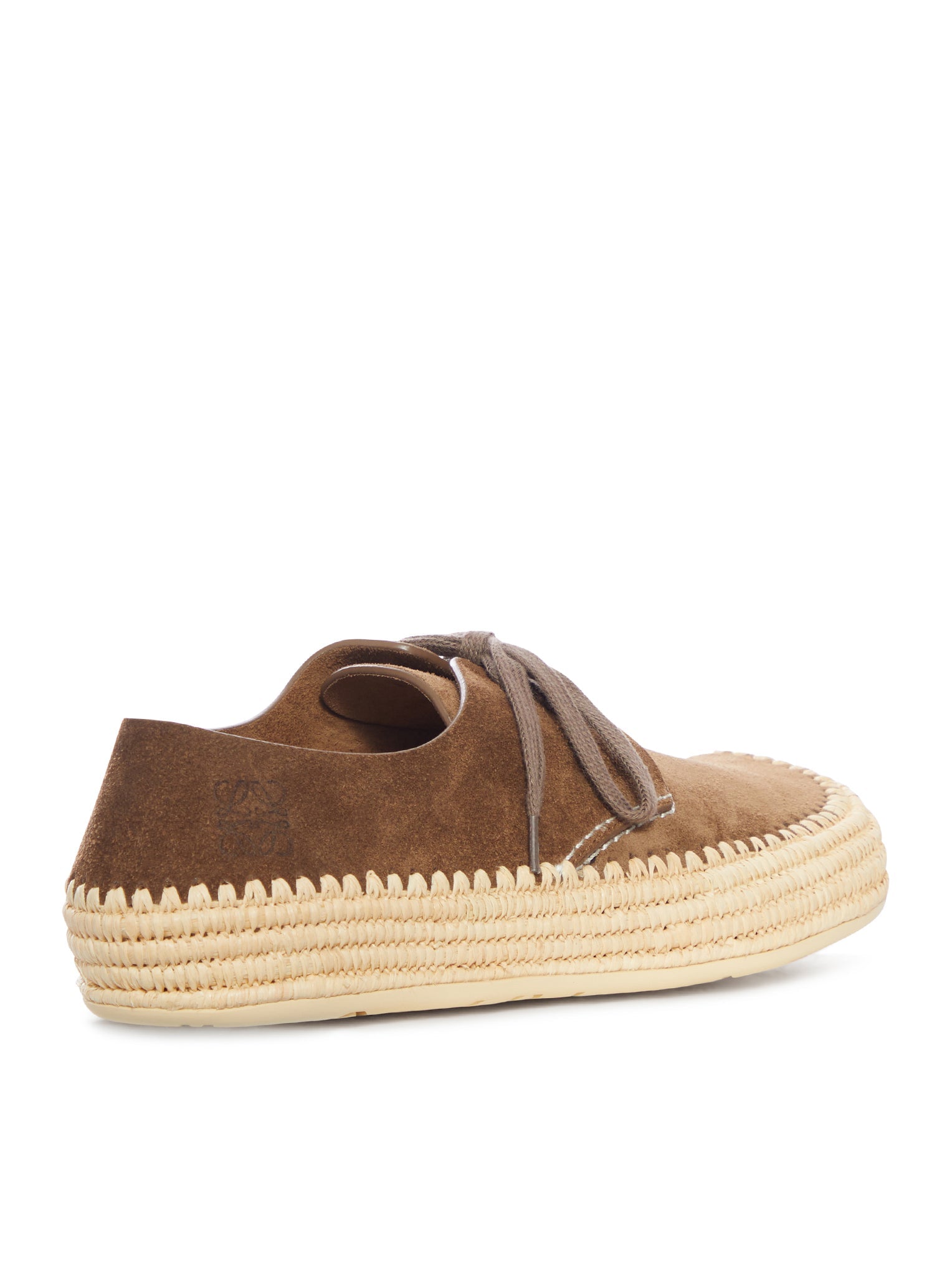 Rio Lace-Up Shoes In Suede And Raffia Loewe оригінал – Купити в Україні – детальний вид