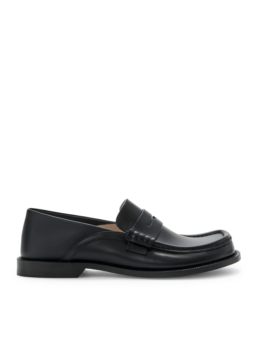 CAMPO FLAP BACK LEATHER LOAFERS LOEWE оригінал – Купити в Україні – боковий вид