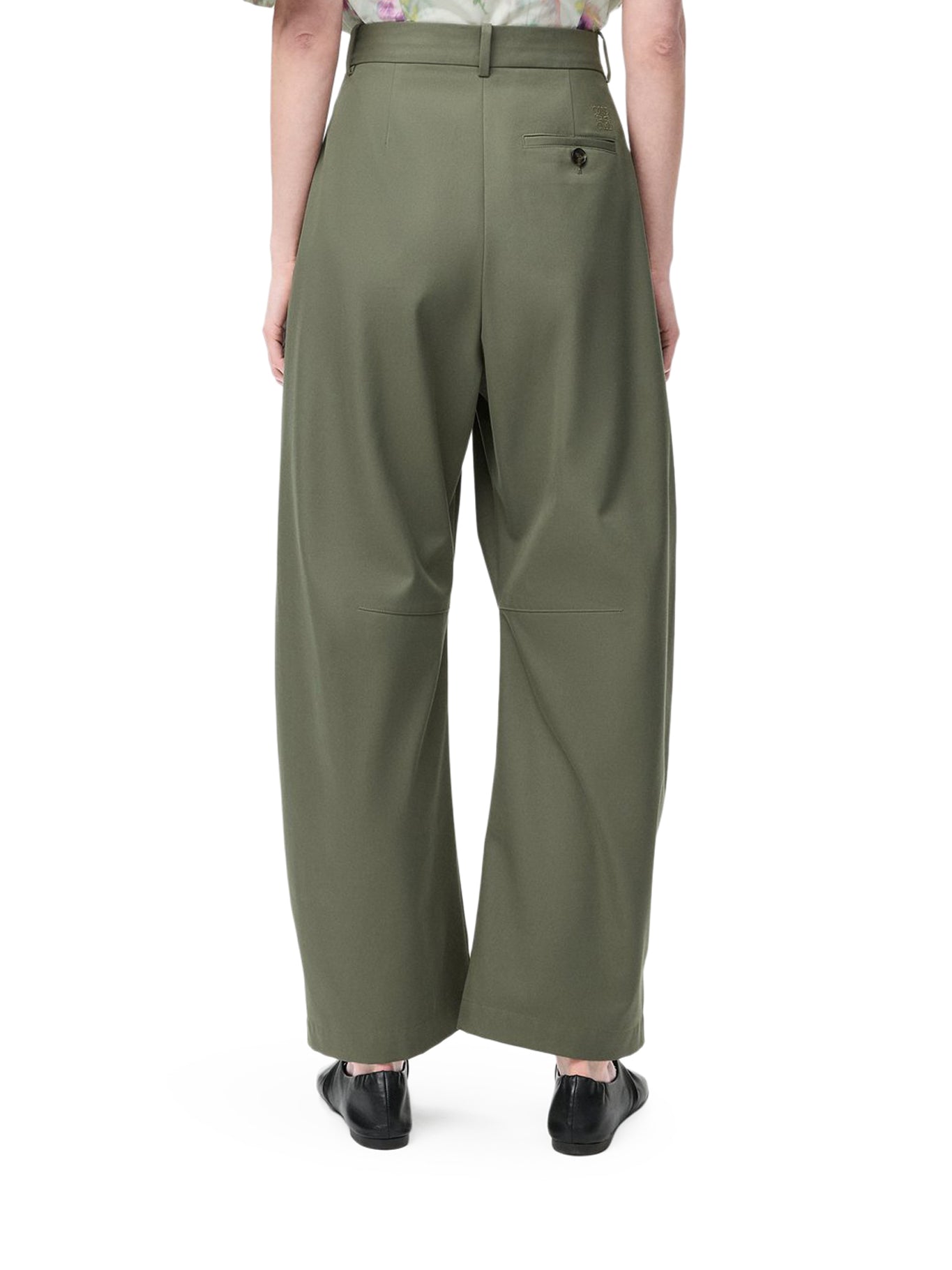 Barrel Cotton And Silk Trousers Loewe – Гарантія оригінальності – збільшений вид