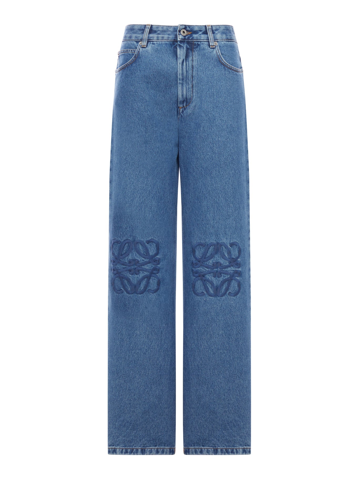 Anagram Baggy Jeans Loewe – Гарантія оригінальності – боковий вид