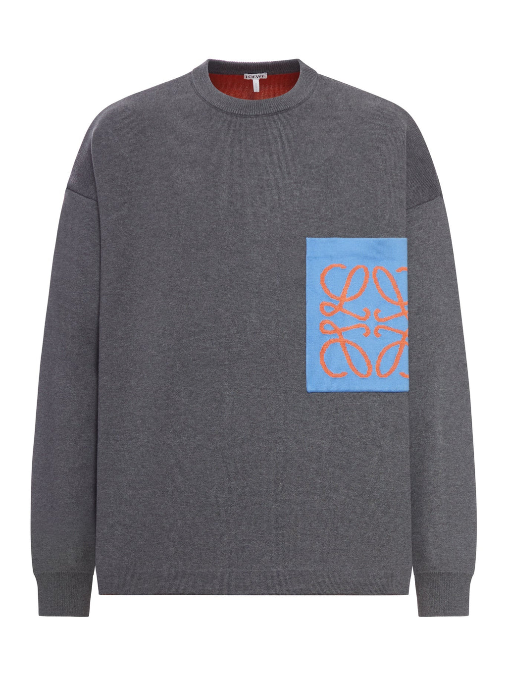 Anagram Cotton Blend Sweater With Pocket Loewe оригінал – Купити в Україні – боковий вид