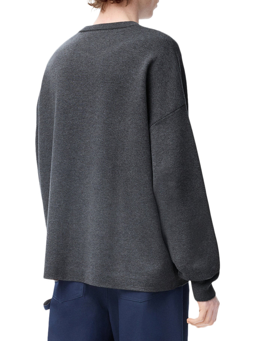Anagram Cotton Blend Sweater With Pocket Loewe оригінал – Купити в Україні – збільшений вид