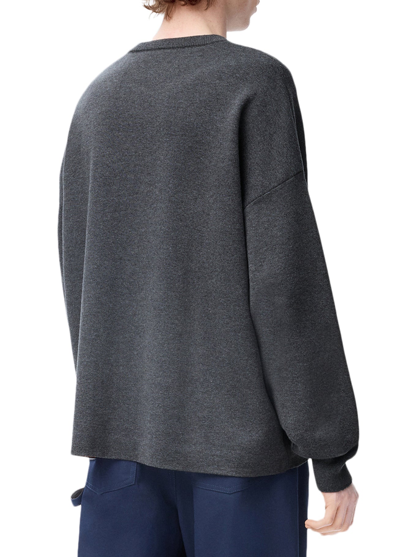 Anagram Cotton Blend Sweater With Pocket Loewe оригінал – Купити в Україні – збільшений вид