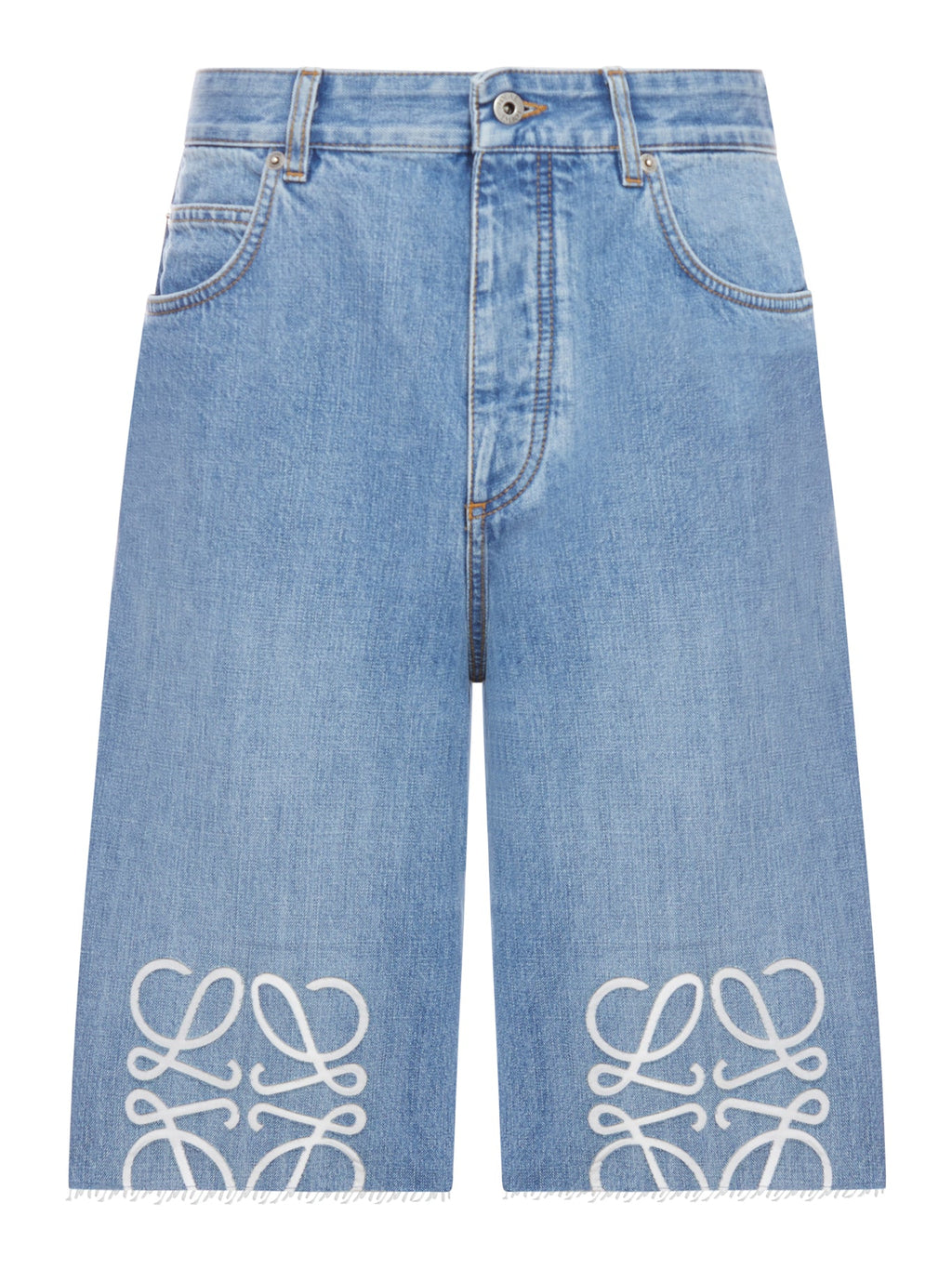 Short Anagram In Denim Loewe – Гарантія оригінальності – боковий вид