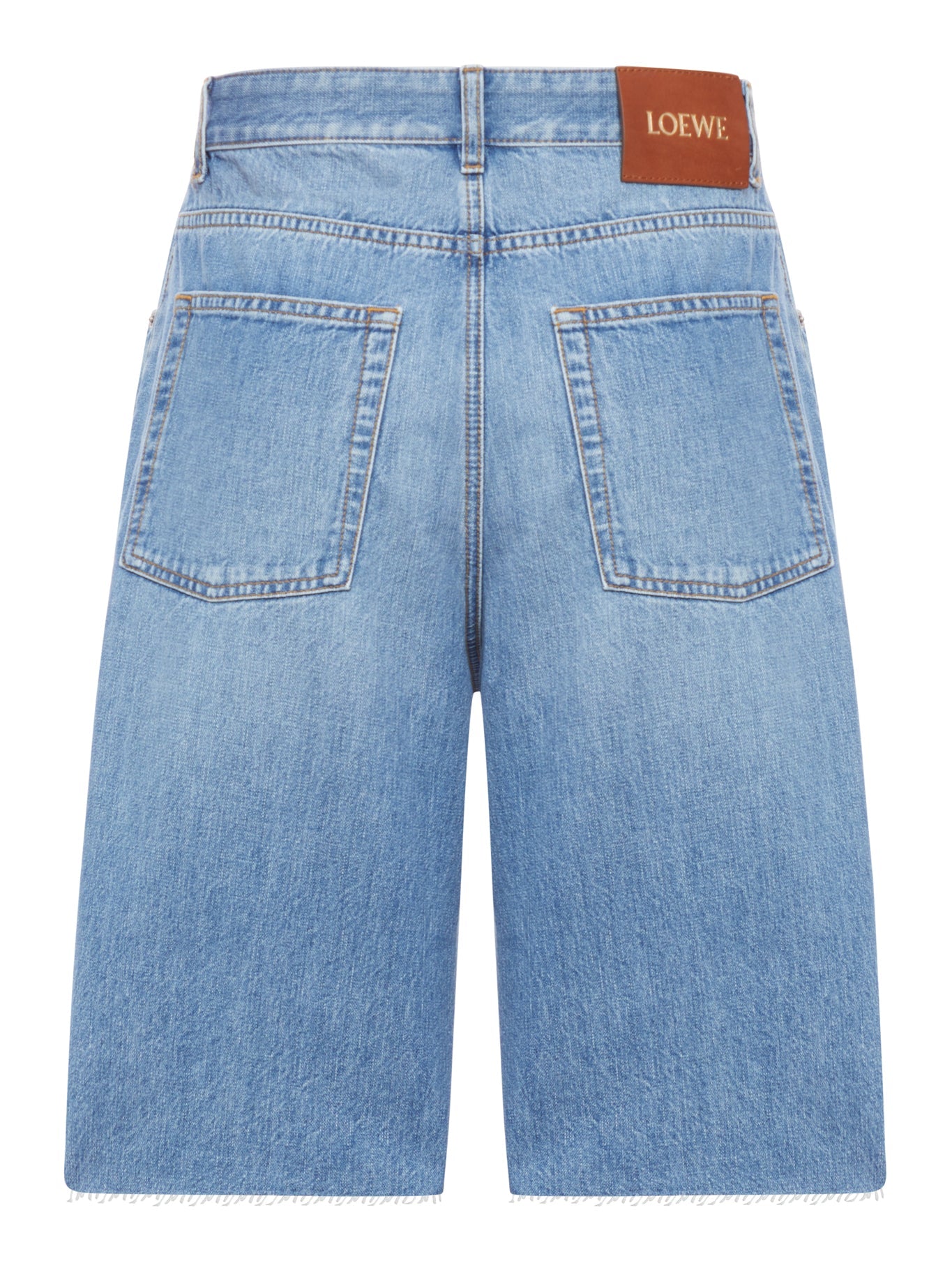 Short Anagram In Denim Loewe – Гарантія оригінальності – вид ззаду