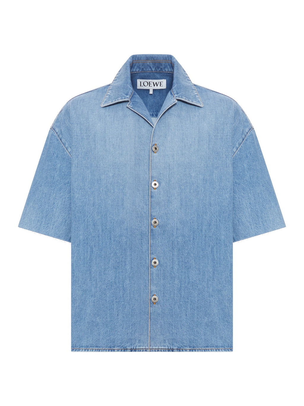 Anagram Denim Short Sleeve Shirt Loewe – Гарантія оригінальності – боковий вид