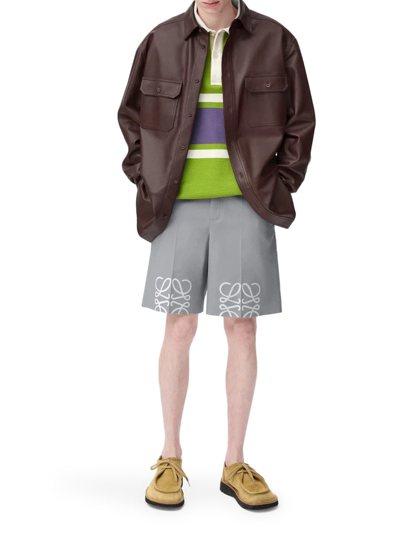 Cotton Anagram Shorts Loewe оригінал – Купити в Україні – вид ззаду