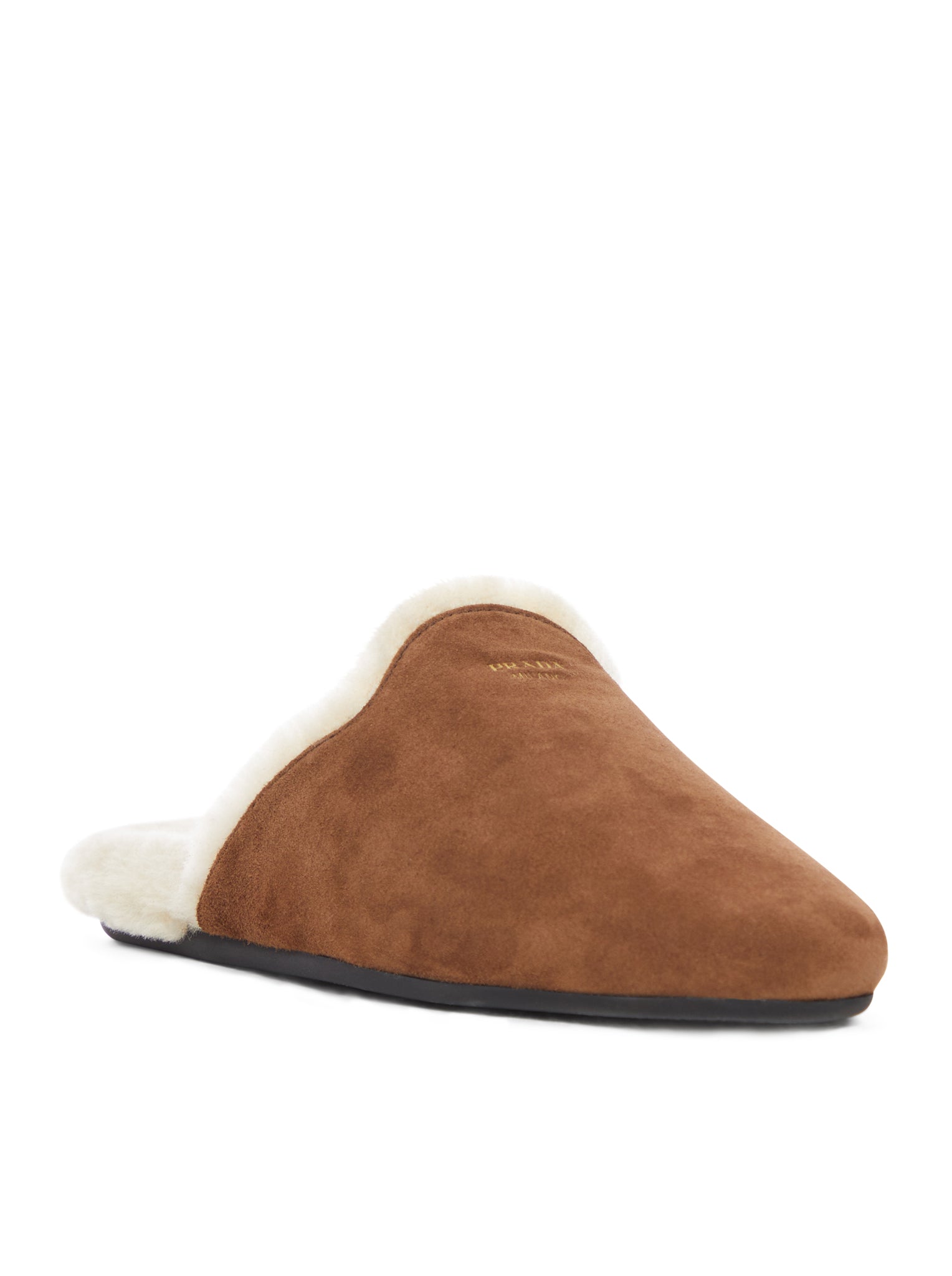 Оригінальна Suede Sabot Prada – вид ззаду