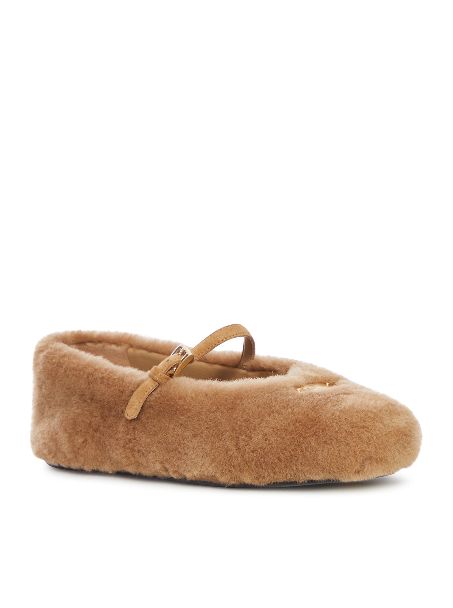 Оригінальна Shearling Ballerinas Prada – вид ззаду