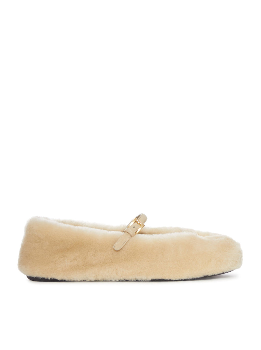 Оригінальна Shearling Ballerinas Prada – боковий вид