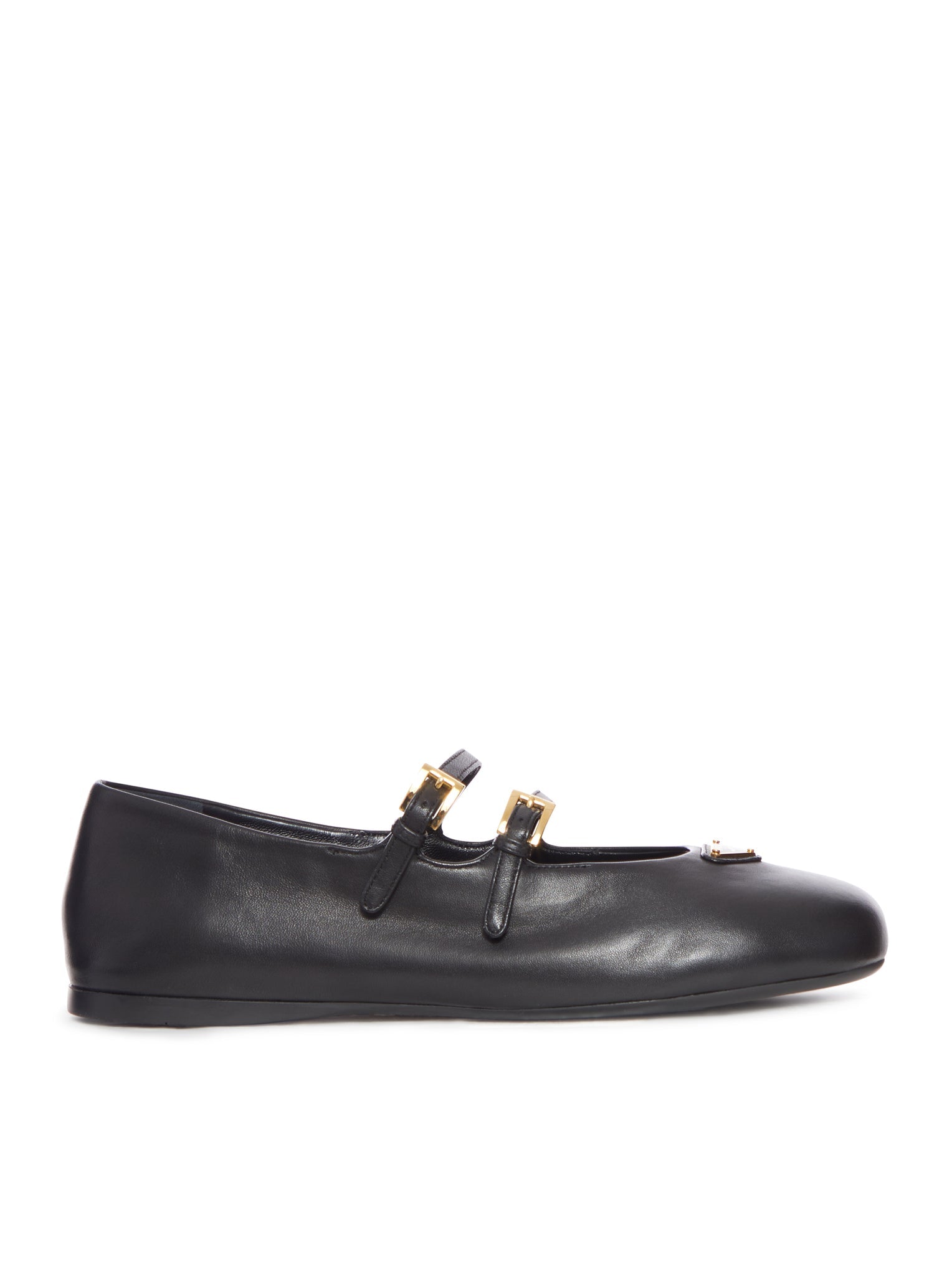 Nappa Leather Ballerinas Prada – Гарантія оригінальності – боковий вид