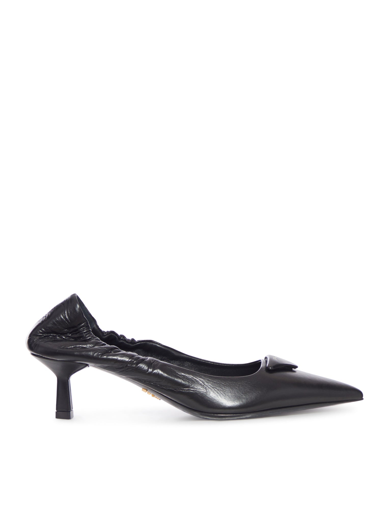 Leather Décolleté Prada – Гарантія оригінальності – боковий вид